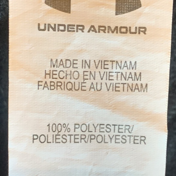 Boys Under Armour Black Fleece 1/4 Zip Pull Over Size 7 EUC - Picture 8 of 8